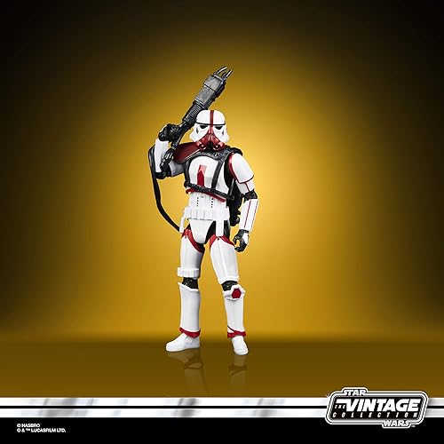 Miniatura 3 de Star Wars Hasbro The Vintage Collection Incinerator Trooper, figura de acción The Mandalorian de 3.7 in de alto, juguete para niños a partir de 4