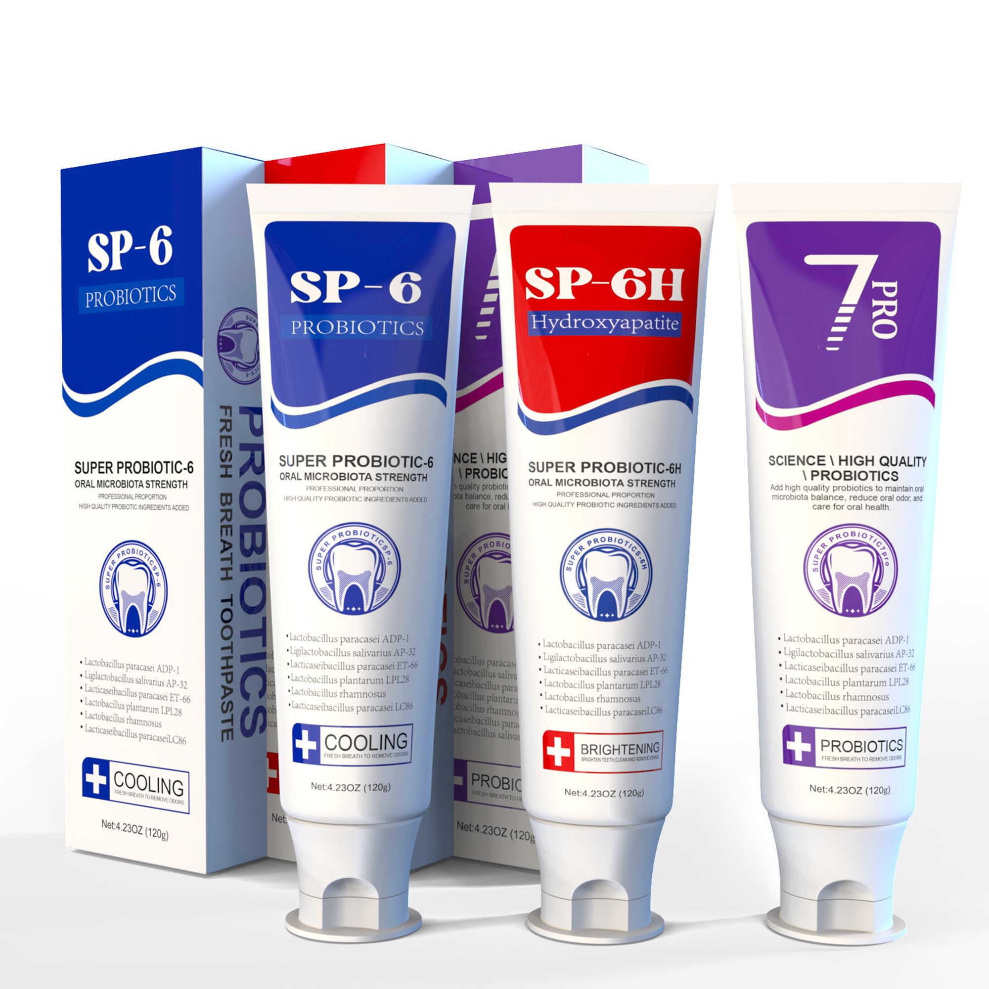 P-6 Probiotic Toothpaste Set