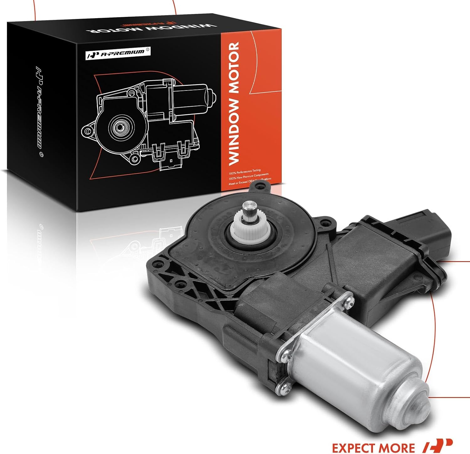 A-Premium Power Window Lift Motor Compatible with Chevrolet Malibu 2013-2015, Malibu Limited 2016 & Buick Verano 2012-2017, Regal 2011-2017, Front Left Driver Side
