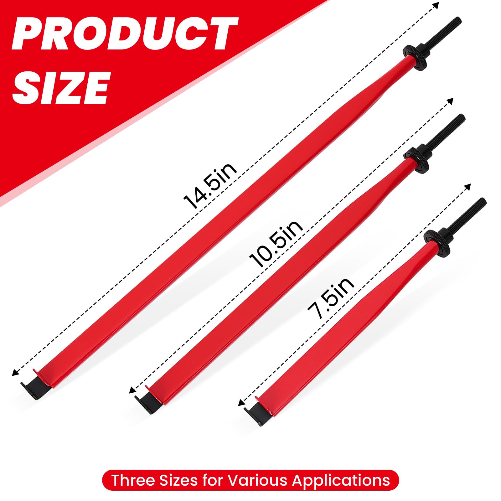 Extension Clamp Tool Set - 3 Size Vise Grip Wrench For Tight Spaces, Nuts, Bolts & Hose Clamps