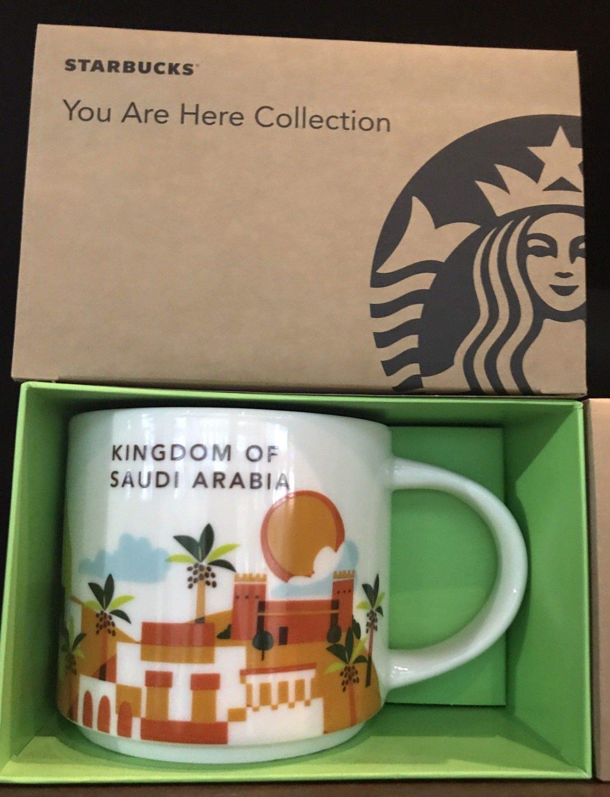 StarbucksKSA 'Kingdom of Saudi Arabia' You Are Here YAH Coffee Mug
