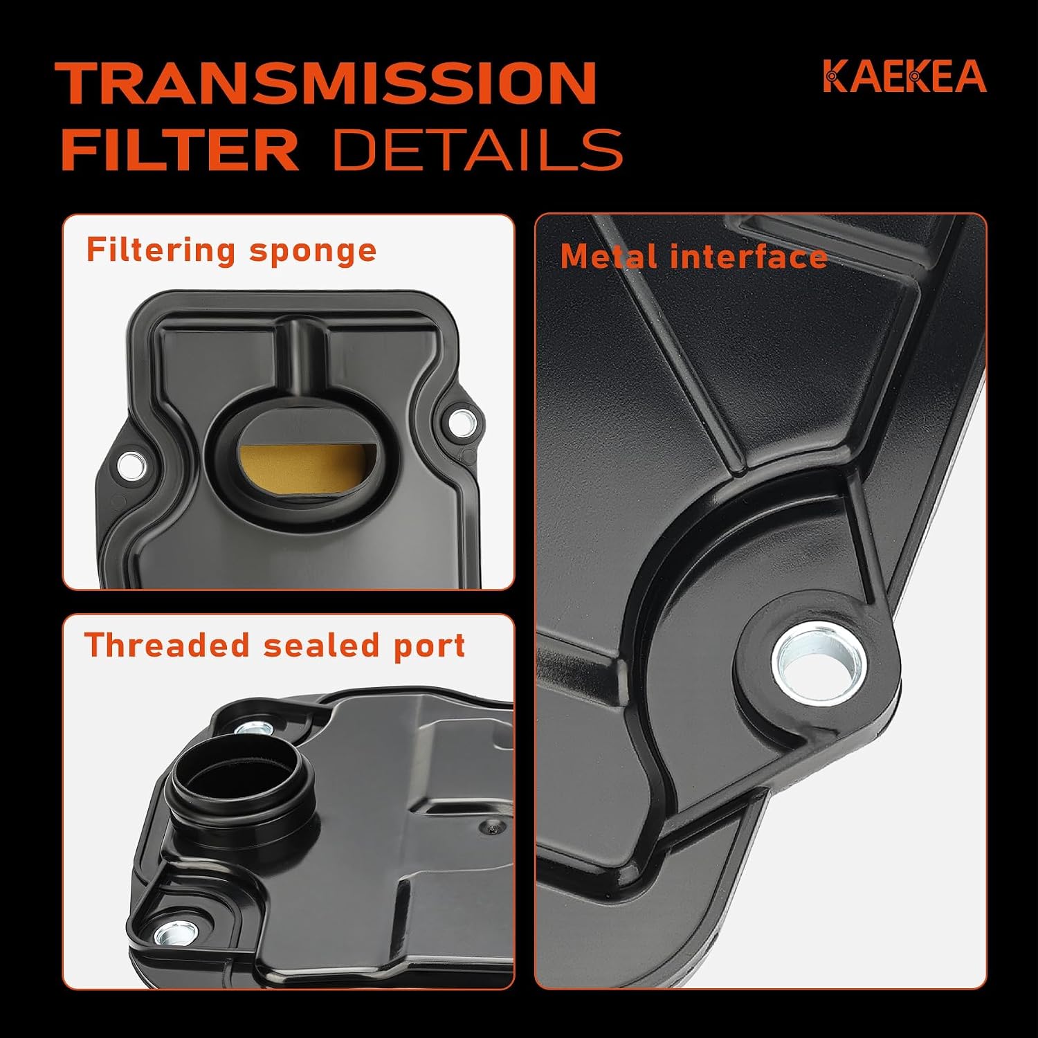 3533060060 Automatic Transmission Filter Kit Compatible With Toyota Tundra Sequoia Land Cruiser Lexu-s GX460 LX570 2008-2015 V8 4.6L 5.7L with Gasket Replacement V700735 PT99109 353300C010