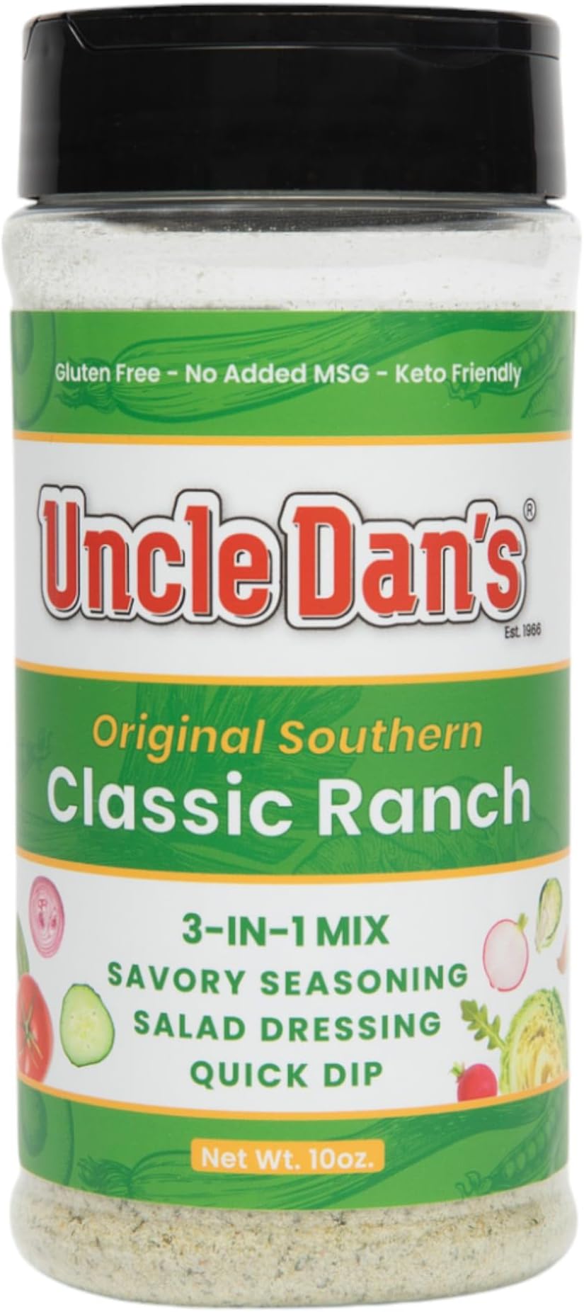 - Uncle Dan’s, Original Classic Ranch | 10oz Shaker