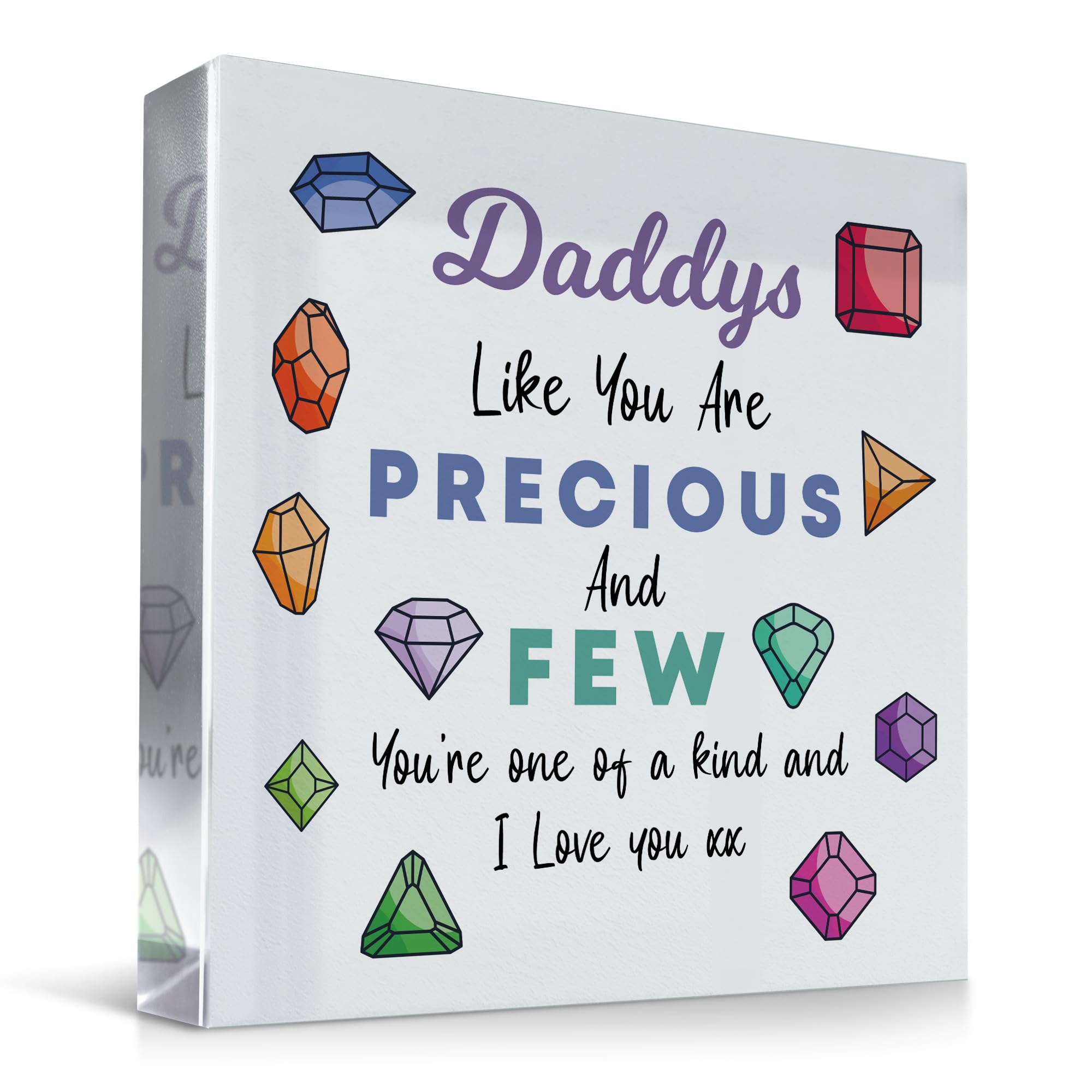 Red Ocean For Daddy Precious And Few Plaque Special For Him Daddy Idea Birthday Christmas Thank You From Daughter Son Keepsake