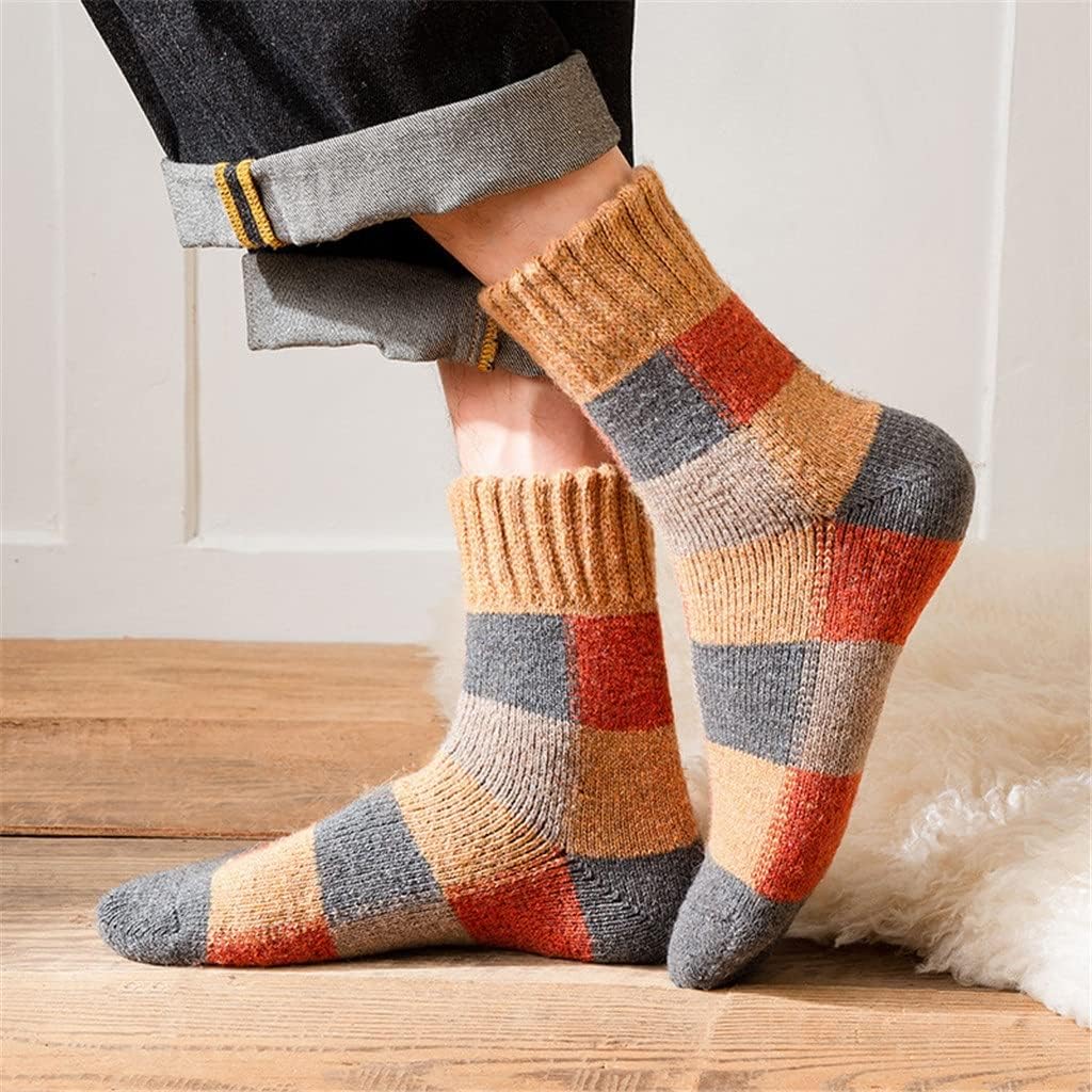 New Year's Socks Warm Super Thick Man British Heated Thermo For Men Gift Thermosocks Winter