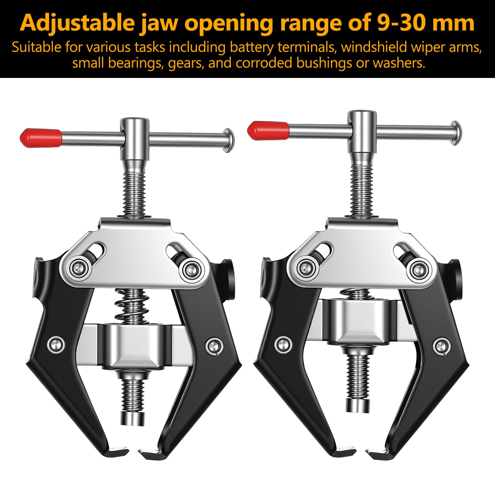 1 Pcs Extractor Limpiaparabrisas, Extractor de Brazos Limpiaparabrisas Ajustable de 9-30 mm, Extractores de Brazo de Limpiaparabrisa para Automóviles