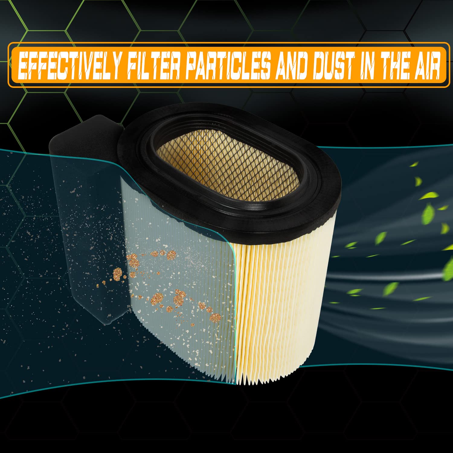 FA-1927 Air Filter Compatible With Motorcraft Fa1927 Air Filter Replacement For Ford 2017-2019 F250 F350 Air Filter With 6.7L V8 Powerstroke Diesel Engine, Replace HC3Z-9601-A FA1927 PA8219, Air Filters - Canada