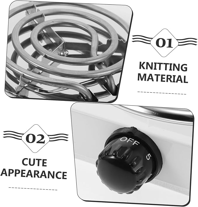 Estufa Eléctrica Portátil de 1 Puesto 42.5 cm 110V miniatura 8