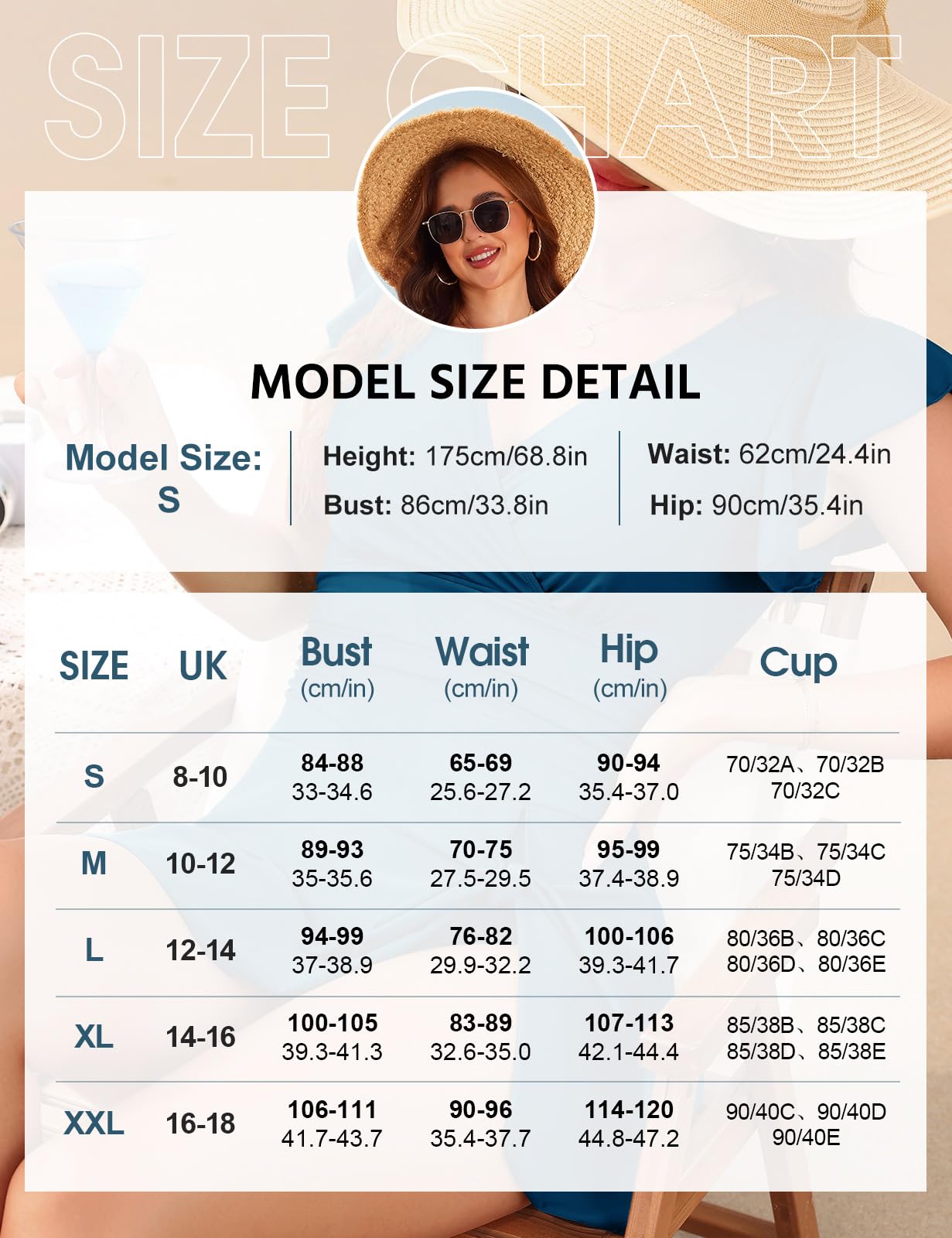 Svanco Costume Intero Donna Contenitivo Modellante per Curvy con Gonna, Collo a V, Maniche con Rusche e Nodo Laterale