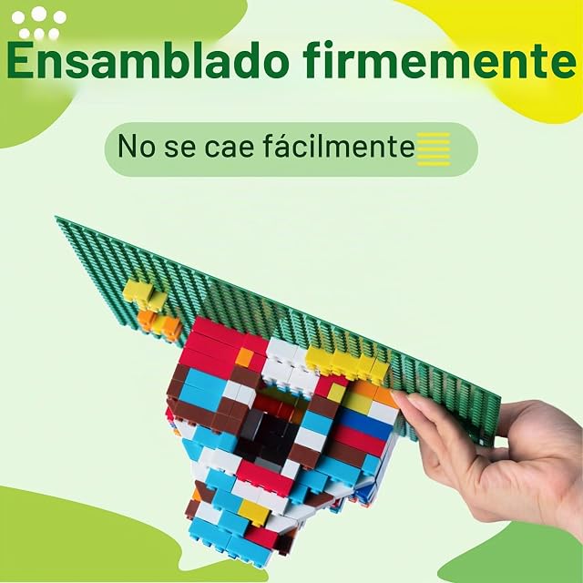 Foto 5 de 7 de Neuytiky 6 Piezas Placa Base clásica Cuadrada,Bloques De Construcción Placas Base,Classic Base de 32x32 Tacos…