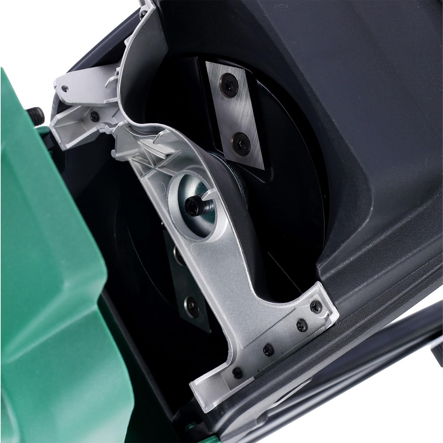 2600W Electric Wood Chipper Shredder, 15-Amp 1.77" Max Cutting Diameter, 60L Collection Bag, Portable Mulcher with Wheels & Overload Protection, Green