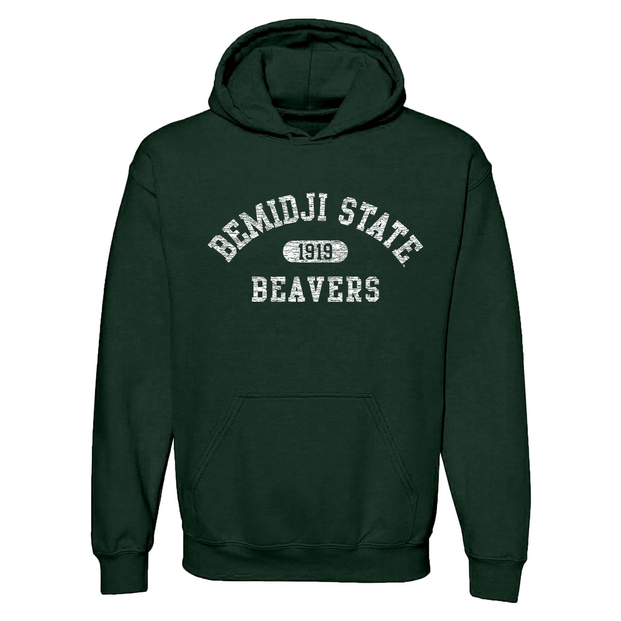 NCAA Officially Licensed College - University Team Color Arch Logo Hoodie, Bemidji State Beavers Forest, XXXL โ image 1