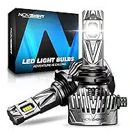 NOVSIGHT 𝟗𝟎05 Fog Light Bulbs - 50000LM Extreme Bright 𝟗𝟎05/𝐇B3 Fog Lights 6500K White, Effective Heat Dissipation LED Light Bulb, IP68 Waterproof, Plug and Play, Pack of 2