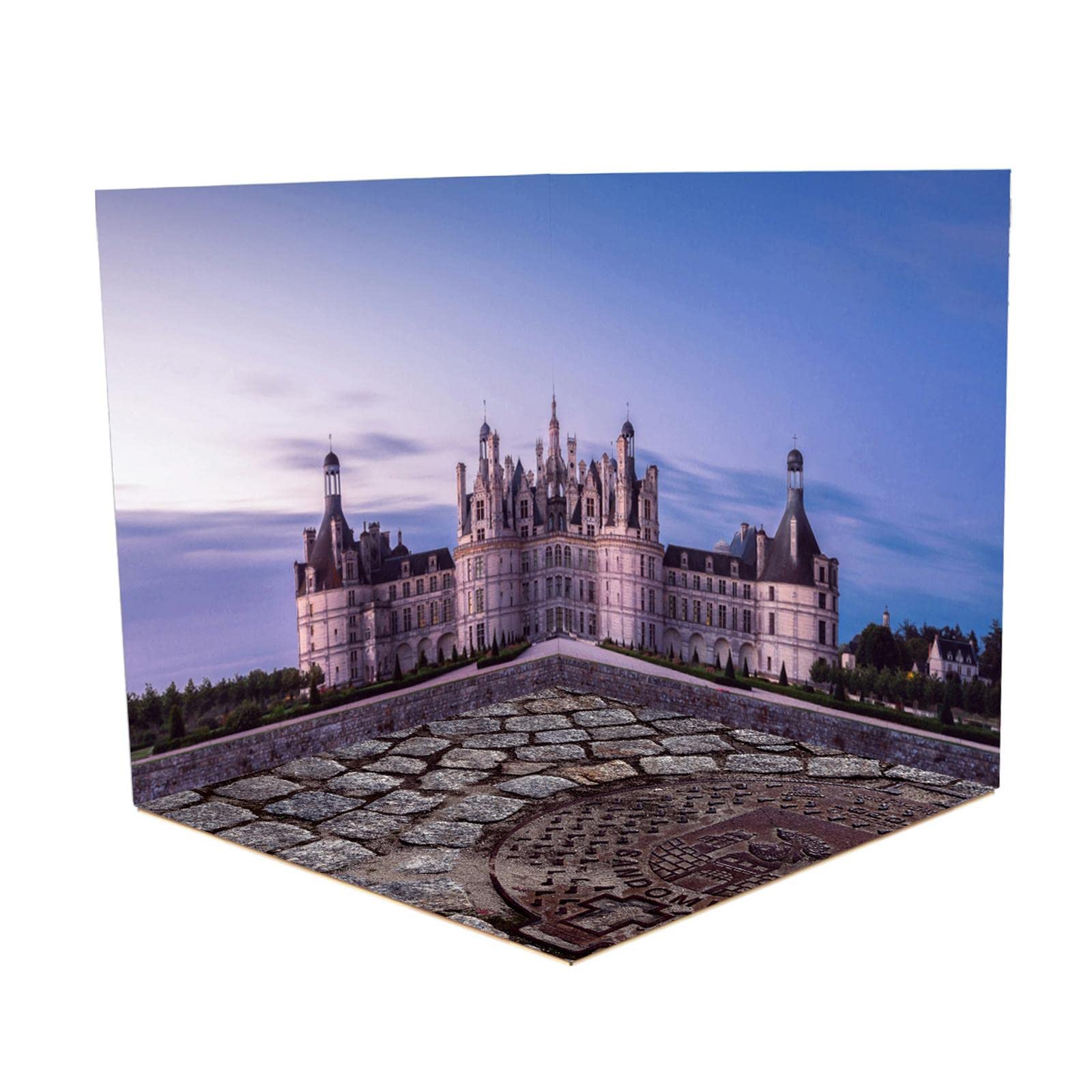 Menolana 1/12 Scale Backdrop Show Display Organizer Collection Diorama for Action Figures , Style C