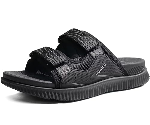 KuaiLu Mens Orthotic Sandals Athletic Thick Cushion