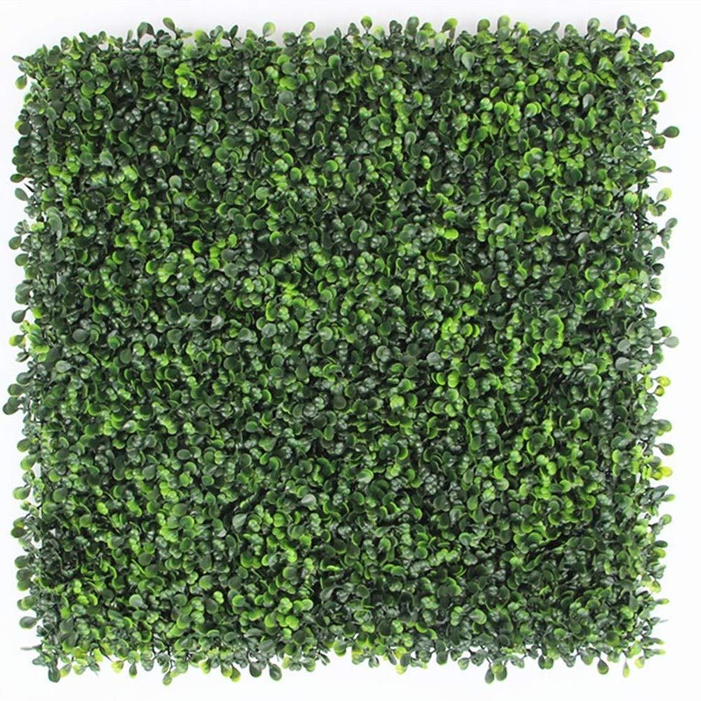 Artificial Expandable Hedges Panels Grass Lawn, Boxwood Greenery Ivy Privacy Fence Screening, Home Garden Outdoor Wall Decoration,Green Leaf Decking Fencing for Privacy Protective (6 Pcs,A2)