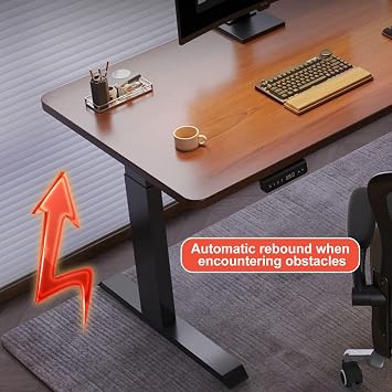 Electric L-Shaped Standing Desk, Height Adjustable Corner Computer Desk with Memory Settings, Spacious Sit Gaming Table for Home Office(White)