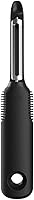 OXO Good Grips Swivel Vegetable Peeler - Ergonomic Non-Slip Grip, Twin Flexible Blades for Potatoes, Apples & Tough Produce