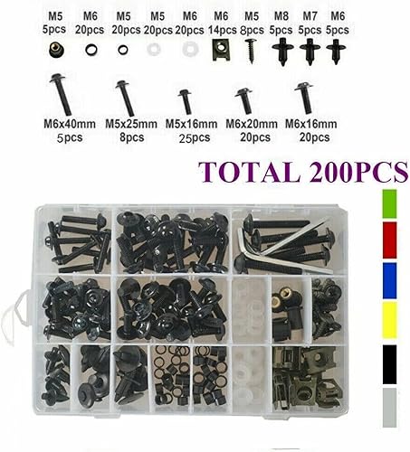 Miniatura 2 de EGEIRA Bodywork Kits Motorcycle Accessories 200x Fairing Body Bolts Kit Screws Clip for Yamaha Xmax X-MAX 300 XMAX300 Xmax 300 2017-2019 2018 Parts