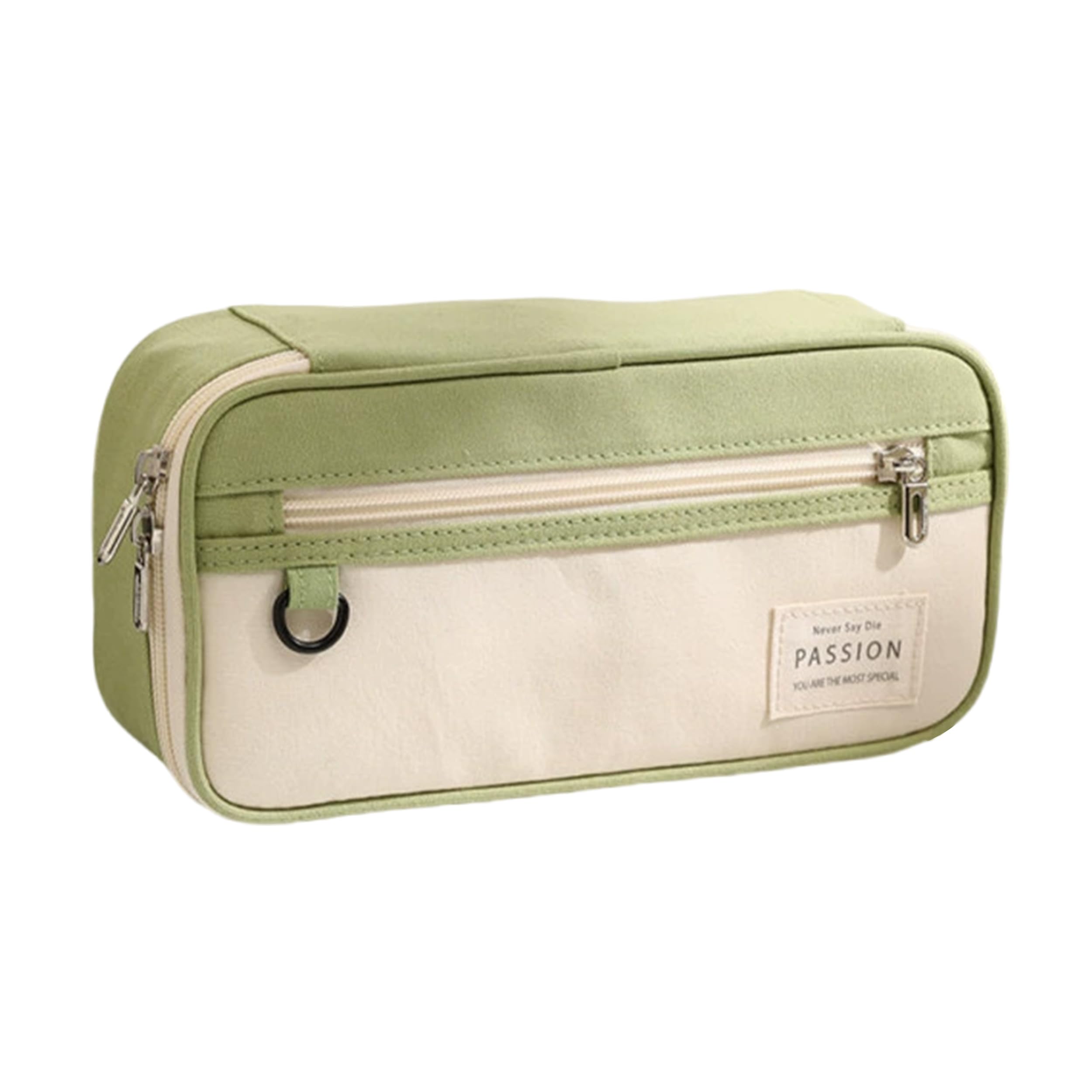 LoNinLoAn Pencil Case for Boys, Large Capacity PPencil Case, Personalised Pencil Casee, Green Pencil Case, Stationary Office Organizer for Teens Students School Supplies