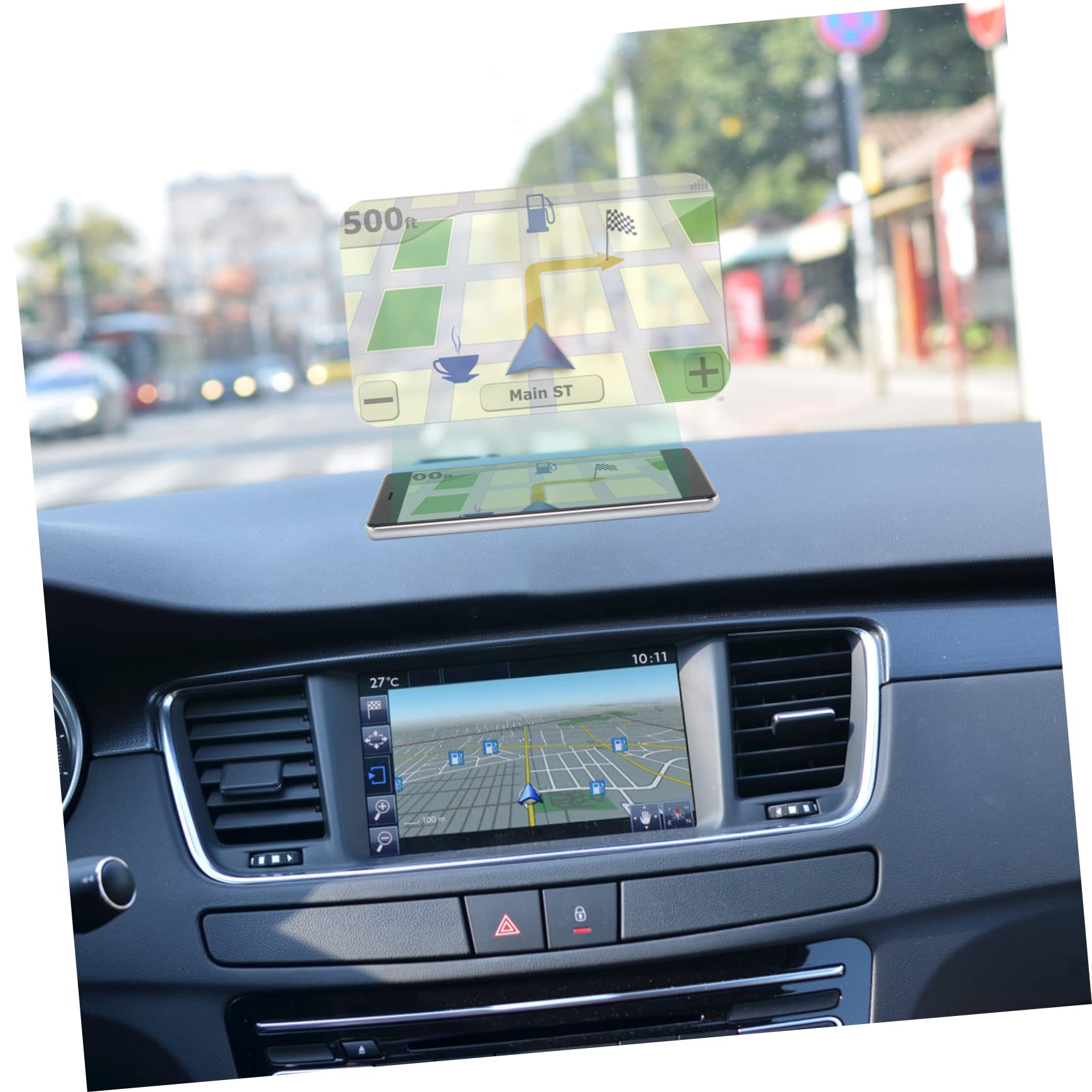 Film Réfléchissant Pour Affichage Tête Haute (HUD) – 2 Pièces, Sans Résidu – Compatible Avec Pare-brise De Voiture, Bus, Camping-car
