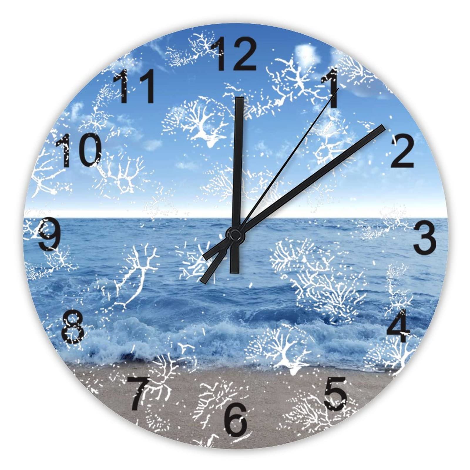 Horloge murale silencieuse sans tic-tac pour retrouver le sommeil et la sérénité