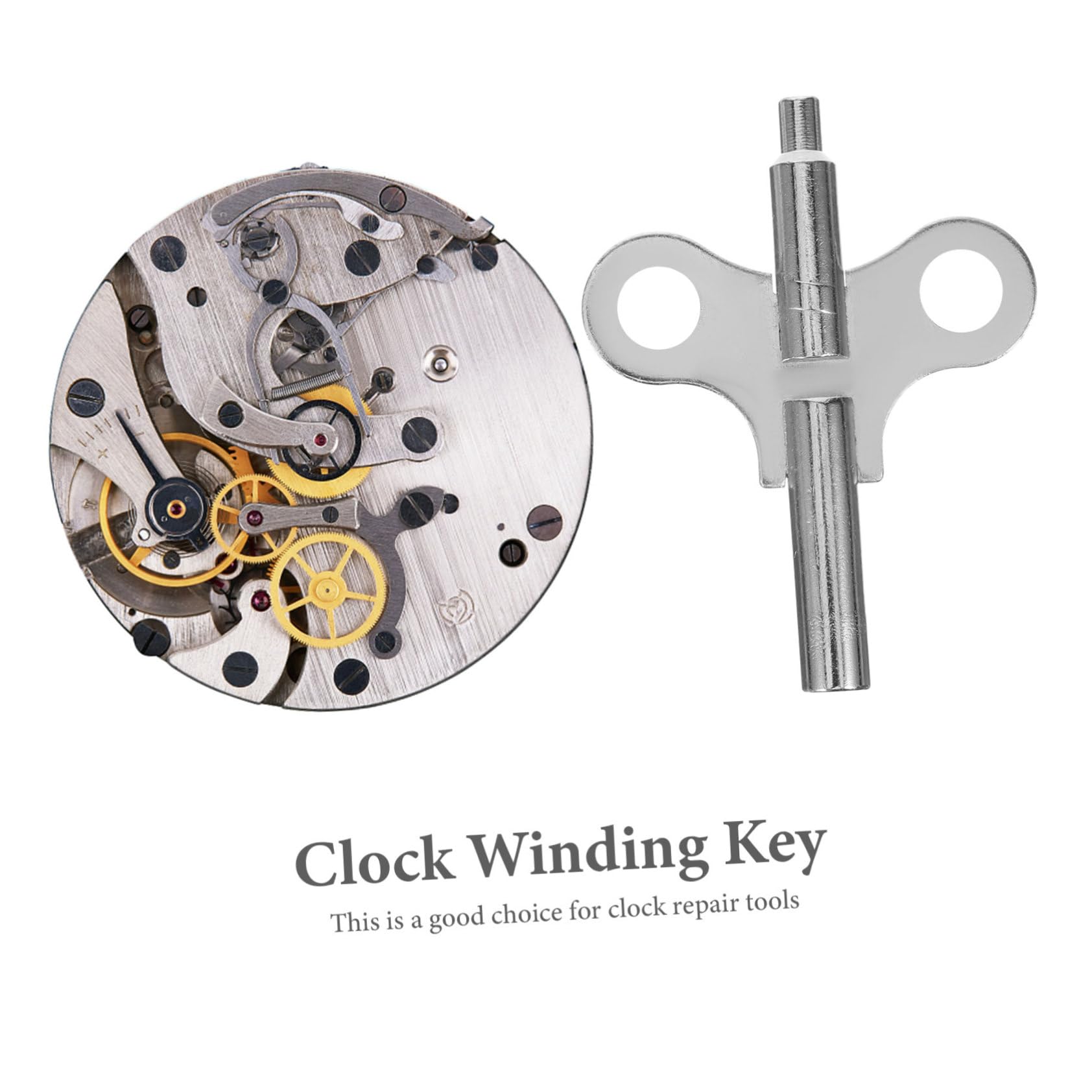 HOMSFOU 10pièces Clé De Remontage pour Horloge Outils De Réparation De Mécanisme Accessoires pour Horlogers Et Amateurs De Montres