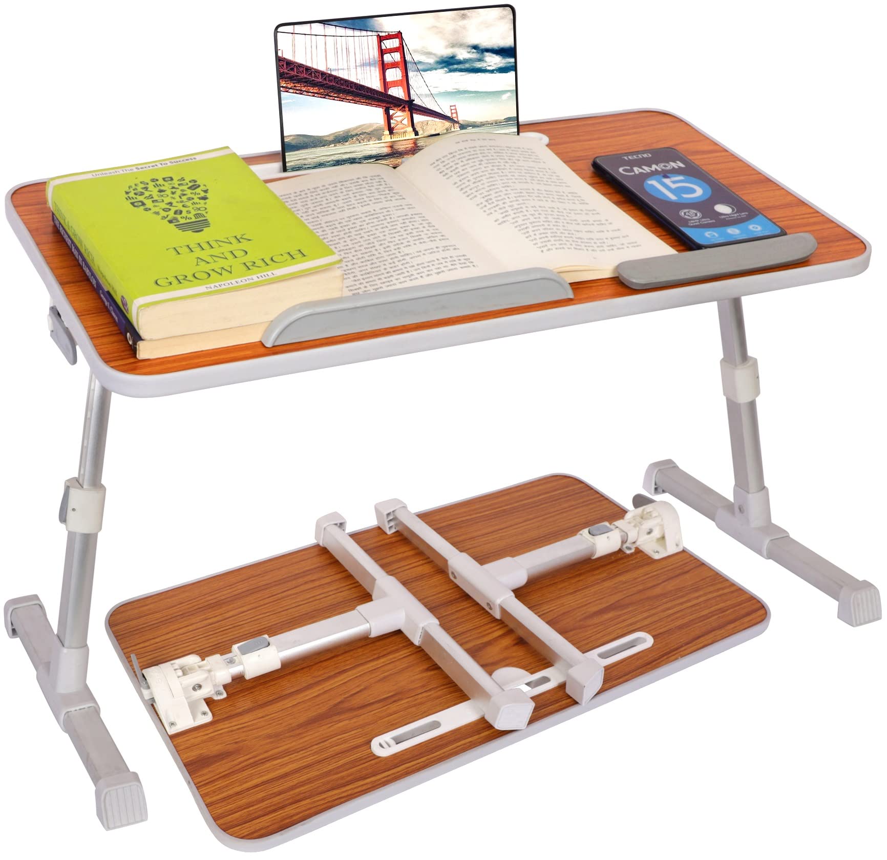 Buy Callas Adjustable Portable Laptop Table with ipad Holder Bed