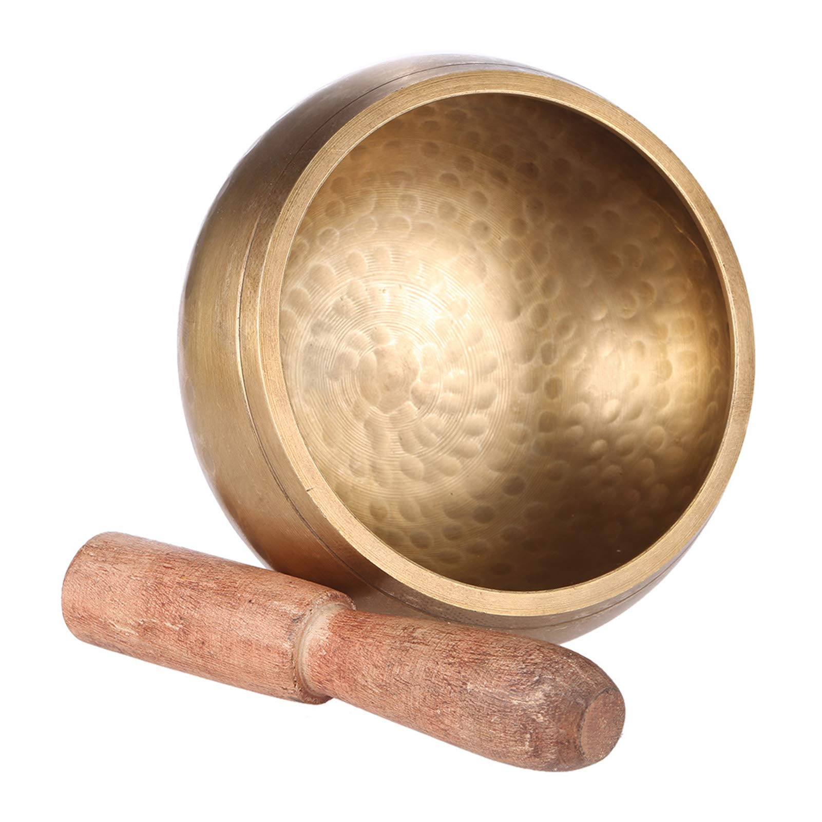 Btuty 3 Inch Handmade Tibetan Bell Metal Singing Bowl with Striker for Buddhism Buddhist Meditation Healing Relaxation Yoga - Image 3