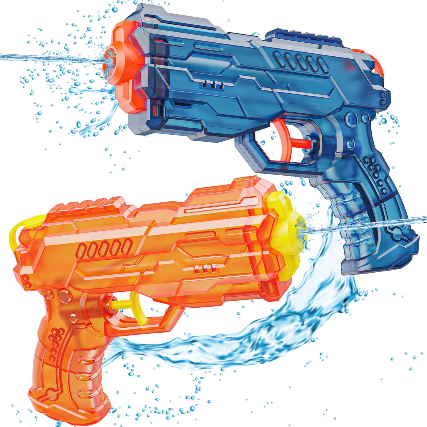 Photo 1 of Water  For Kids, Squirt Gun Adults Summer Super Water Blaster Soaker Small Water Shooters Toys for Boys Girls Toddler, 2 Pack Watergun for Pool Beach Outdoor Fighting Toy