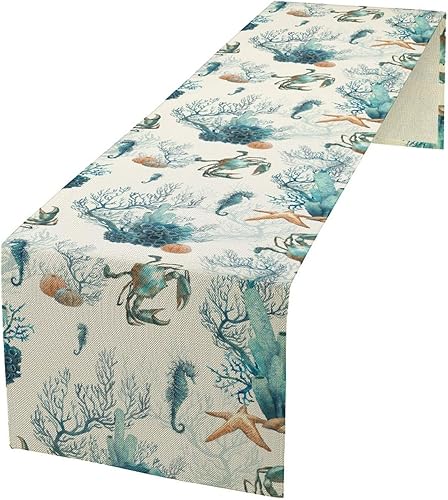 Miniatura 21 de Camino de mesa de mediados de siglo, bandera retro atómica Starburst de los años 50 abstracto geométrico espacio decoración de mesa para el hogar,