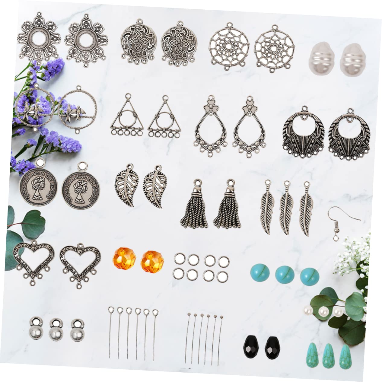 DIYEAH Kit Fai Da Te Per Orecchini Accessori Per Creazione Orecchini Fai Da Te Con Pinze Per Artigiana