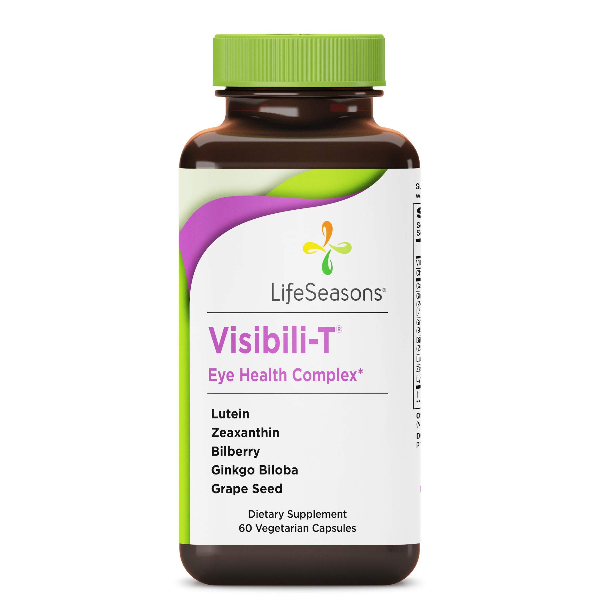 Life Seasons Visibili-T, Eye Health Complex, 60 Vegetarian Capsules