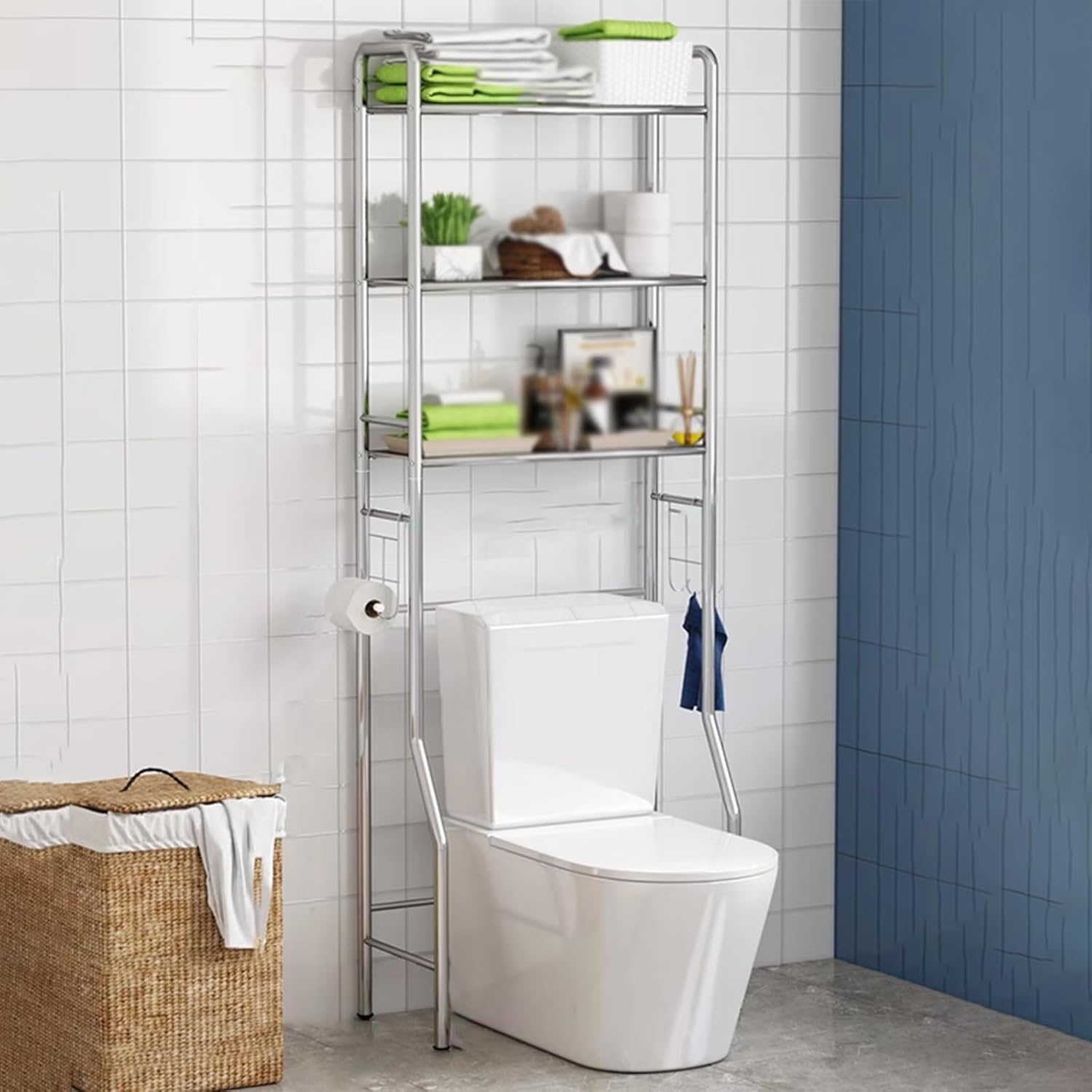 BBAUER Bathroom Over The Toilet Organizer, Over Toilet