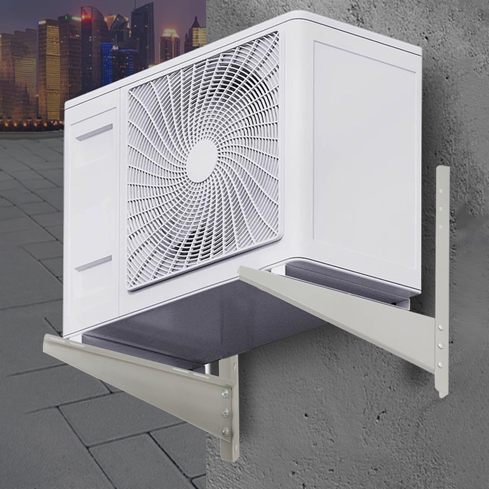 Supporti per unità Esterne di climatizzatori, Staffe for condizionatore d'Aria for compressore Pompa di Calore, Portata 330 libbre(2~3P)
