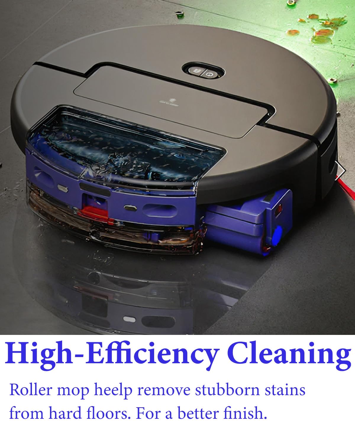 Chuancheng 4-pak mop rolkowy do Dyson Spot+ Scrub AI robot odkurzający, zmywalny, akcesoria do mopa z mikrofibry, 4 szt