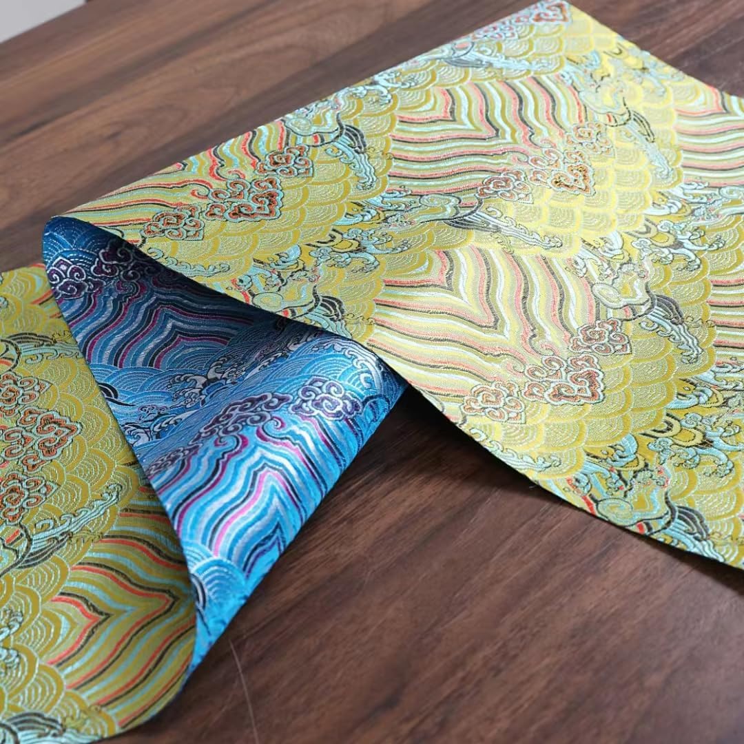 Tea Tablecloth for Family Fun for Home Table Mat, Chinese Style, Tea Set-style3-28x250cm