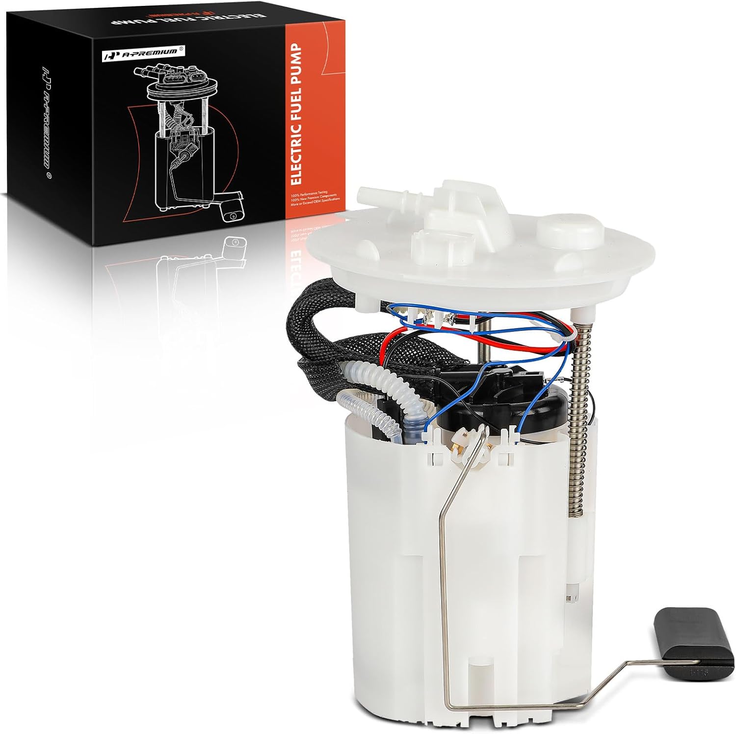 A-Premium Electric Fuel Pump Module Assembly w/Sending Unit Compatible with Ford Fiesta 2014 2015 2016 2017 2018 2019, L4 1.6L, Gas, Replace# D2BZ9H307C