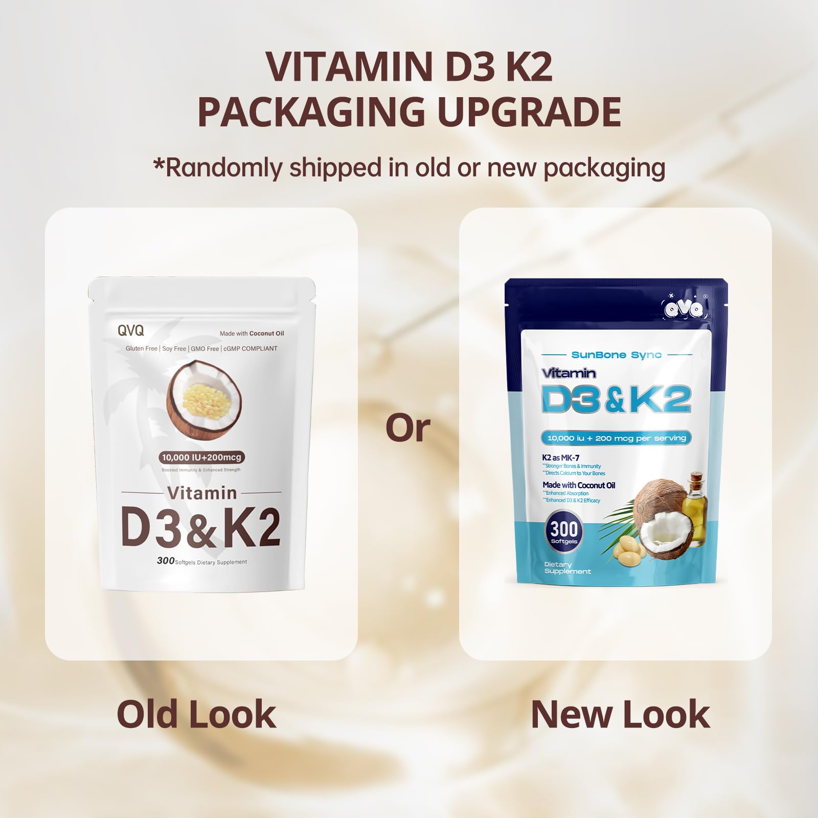 Vitamin D3 K2 10,000 IU + 200 mcg MK-7, 300 Coconut Oil Softgels, 10-Month Supply, Non-GMO, Gluten & Soy Free, Easy to Swallow — Amazon image 2