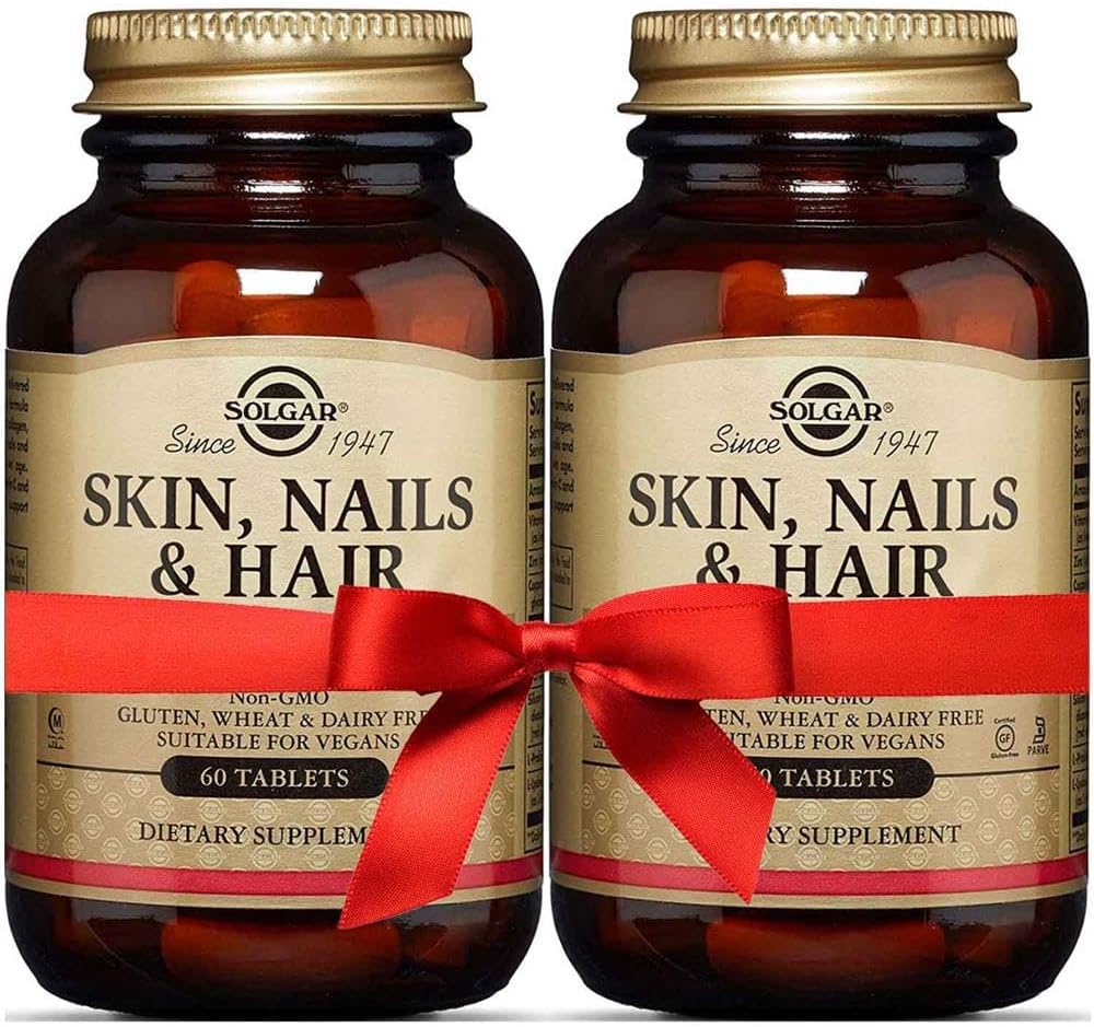 SOLGAR, Skin, Nails & Hair Tablets, 60 Count