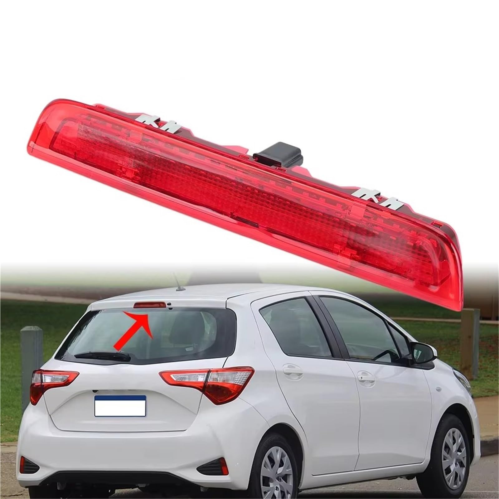 High Mount 3rd 3RD Brake Stop 81570-0D152 81570-0D151 Per Toyota Per Yaris 12-20 LED Terza Lampada Freno Lampada Segnalazione Montaggio Ad Alto Livello Freno Stop Luce