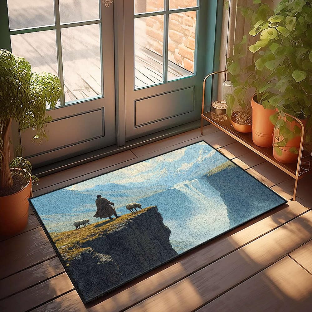 Tapis de porte d'automne 65x90 cm idéal pour créer une ambiance bar de maison