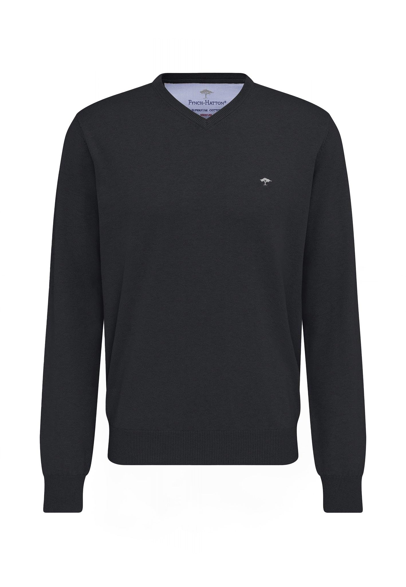 FYNCH-HATTON SFPK211 V Neck Sweater 3XL Charcoal