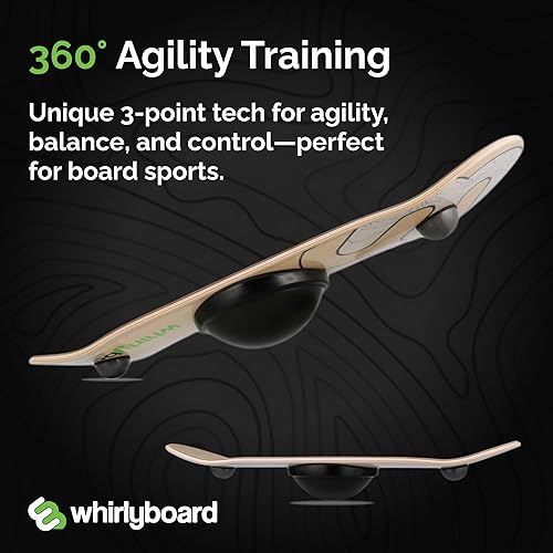 Miniatura 2 de Whirly Board Tabla de equilibrio giratorio y entrenador de agilidad
