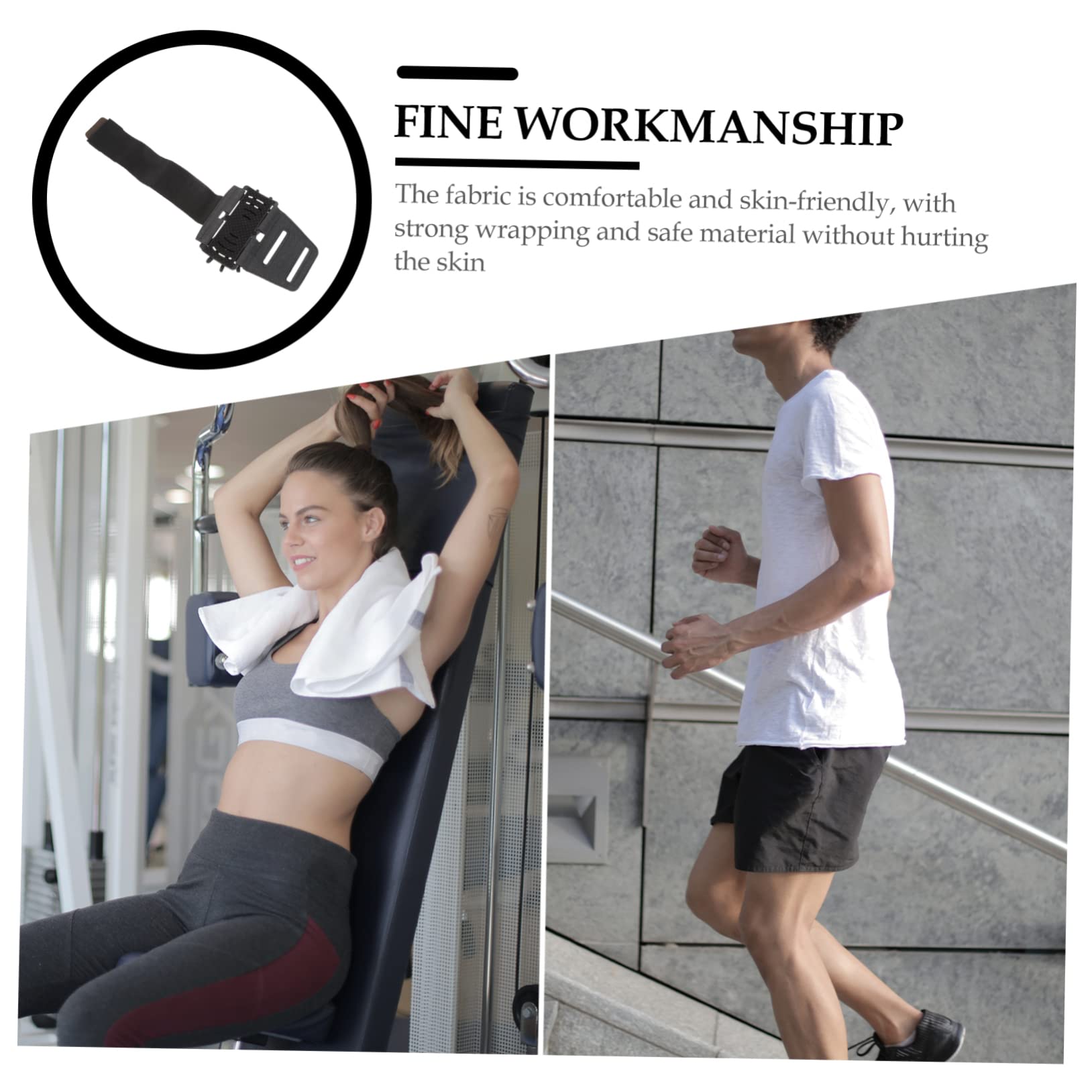 Gadpiparty 3 Piezas De Soporte para Brazo De Teléfono Móvil Soporte para Muñeca Banda para Teléfono Fácil De Llevar para Correr