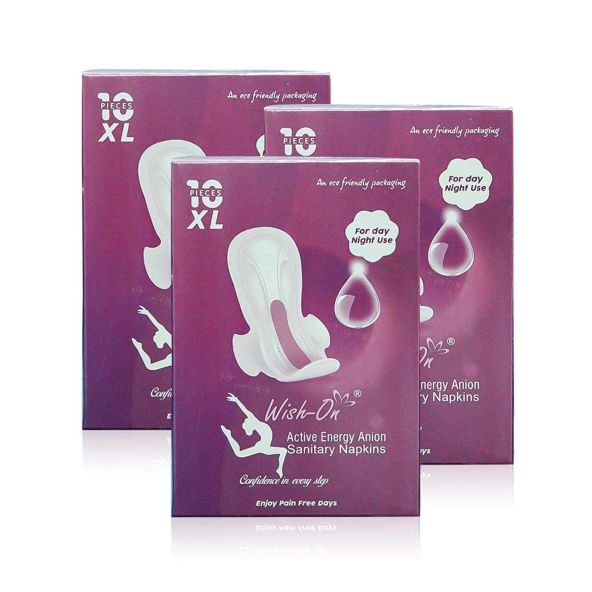 Wish On Active Energy Anion Feminine Pads For Women For Day Night Use|Sanitary Pads For Womens |Size- Xl|30 Pcs (B09LQSNCHP) Amazon Price History, Amazon Price Tracker