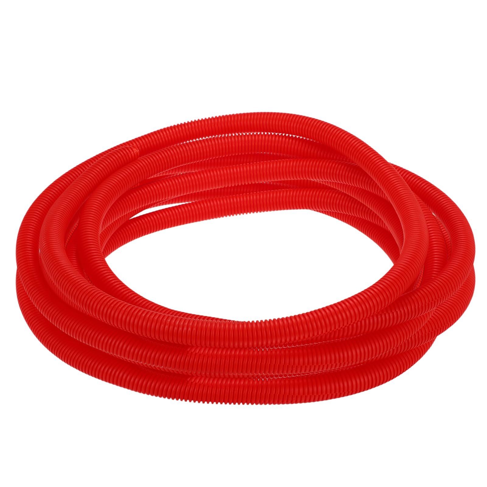 sourcing map Split Wire Loom Tubing 1"(23mm) ID 50FT(15m) Wire Loom Tubing Heat & Cold Resistant -40F to 257F Plastic Flexible Conduit Cord Protector for Electrical Wires Cable, Red