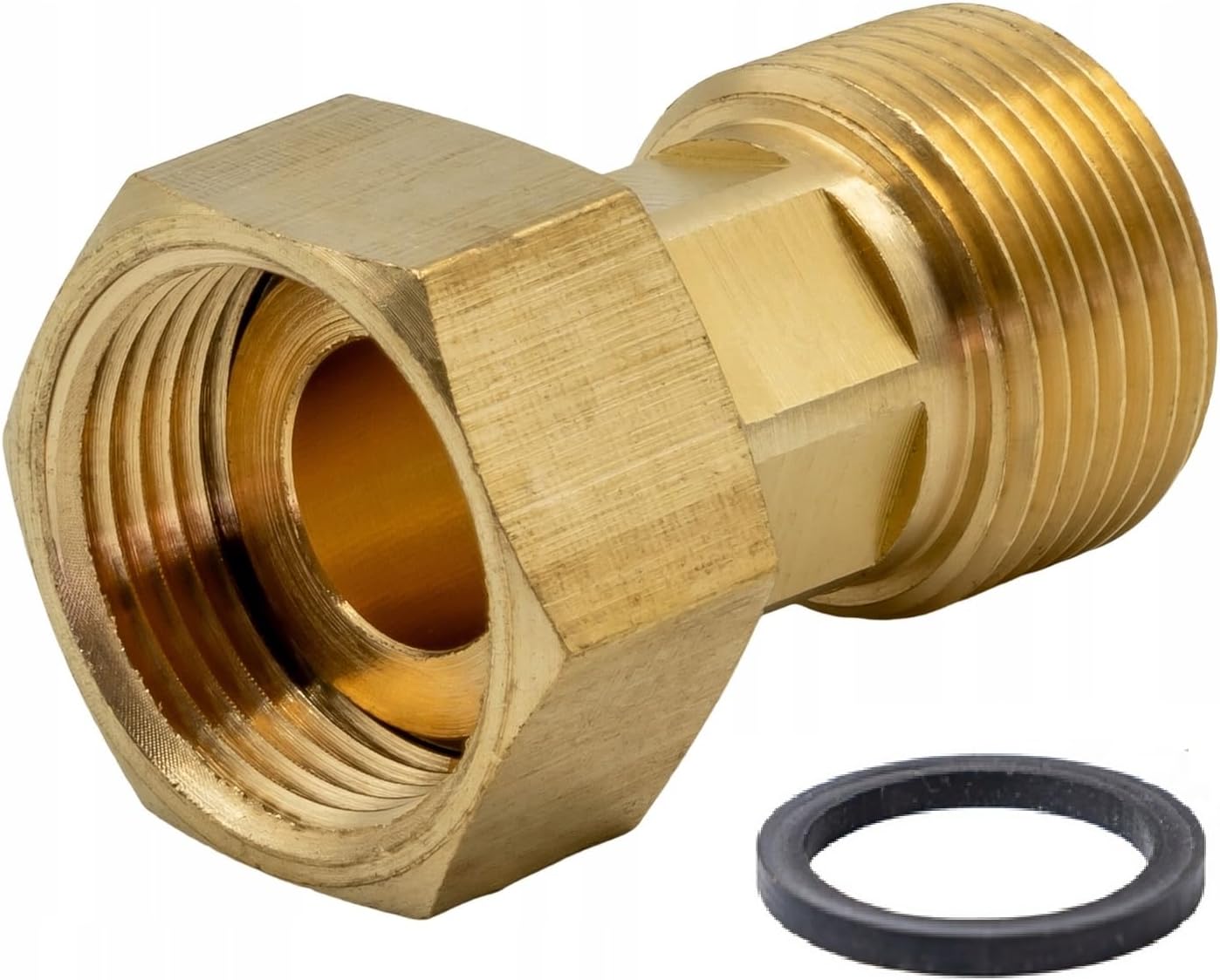 4 Stück Messing Winkelverschraubung 90° - 1/2 Zoll AG X IG Für Wasserinstallation