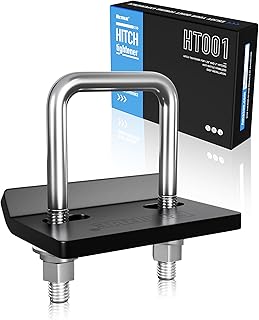 RETRUE Anti Rattle Hitch Clamp 2" and 1.25", Hitch Stabilizer for Trailer Accessories, Anti Rattle Tightener Reduce Movement on Ball Mount Tray Cargo Carrier Bike Rack , 1 pcs, Black