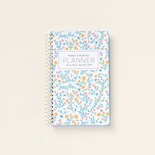 PPP 2024 Pocket Calendar (Floral) Weekly Checklists